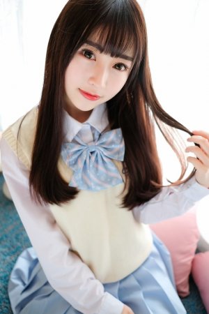 Beautiful face with a shy smile